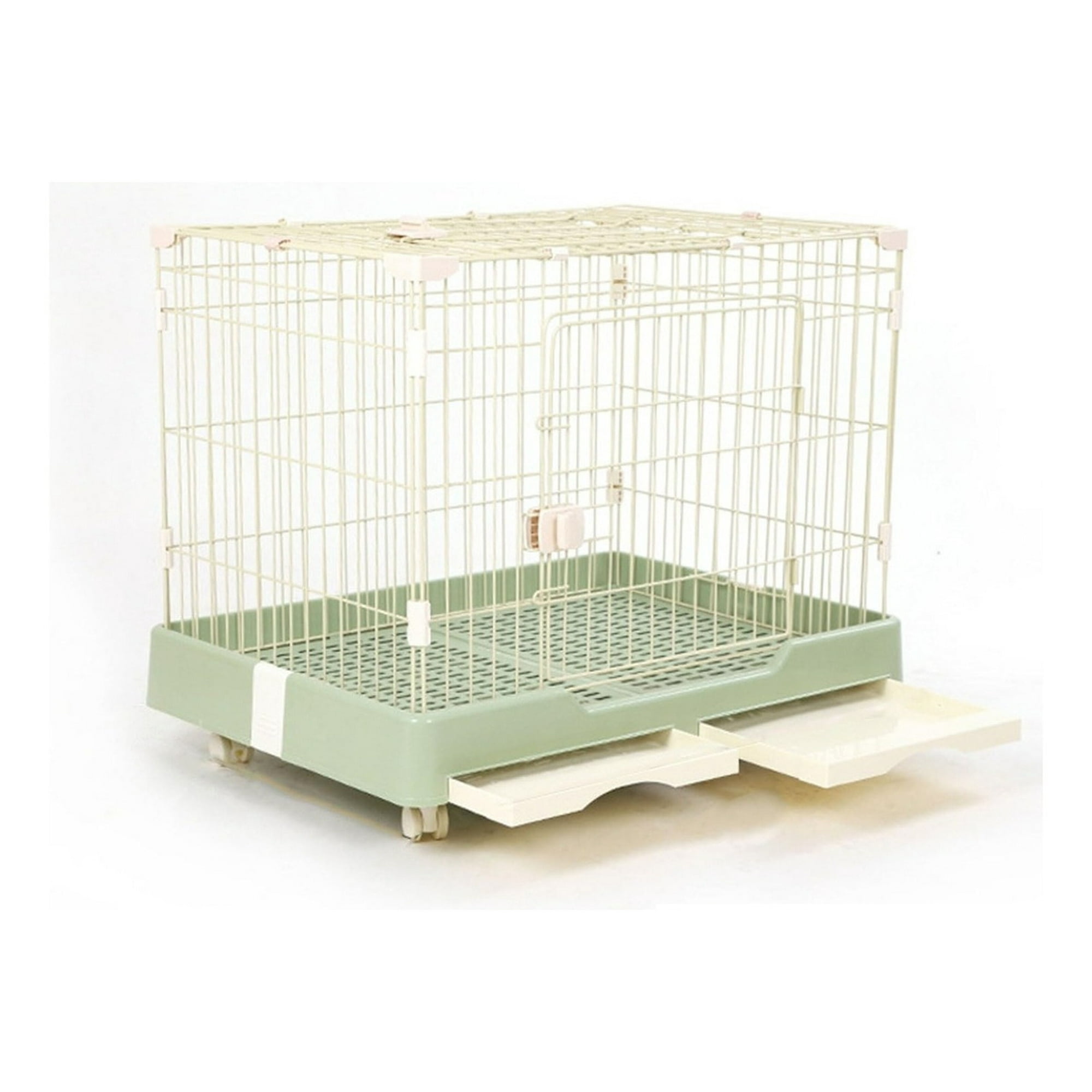 Genérico - Jaula 47x68x43cm Conejo Animales Pequeños Ruedas Lau