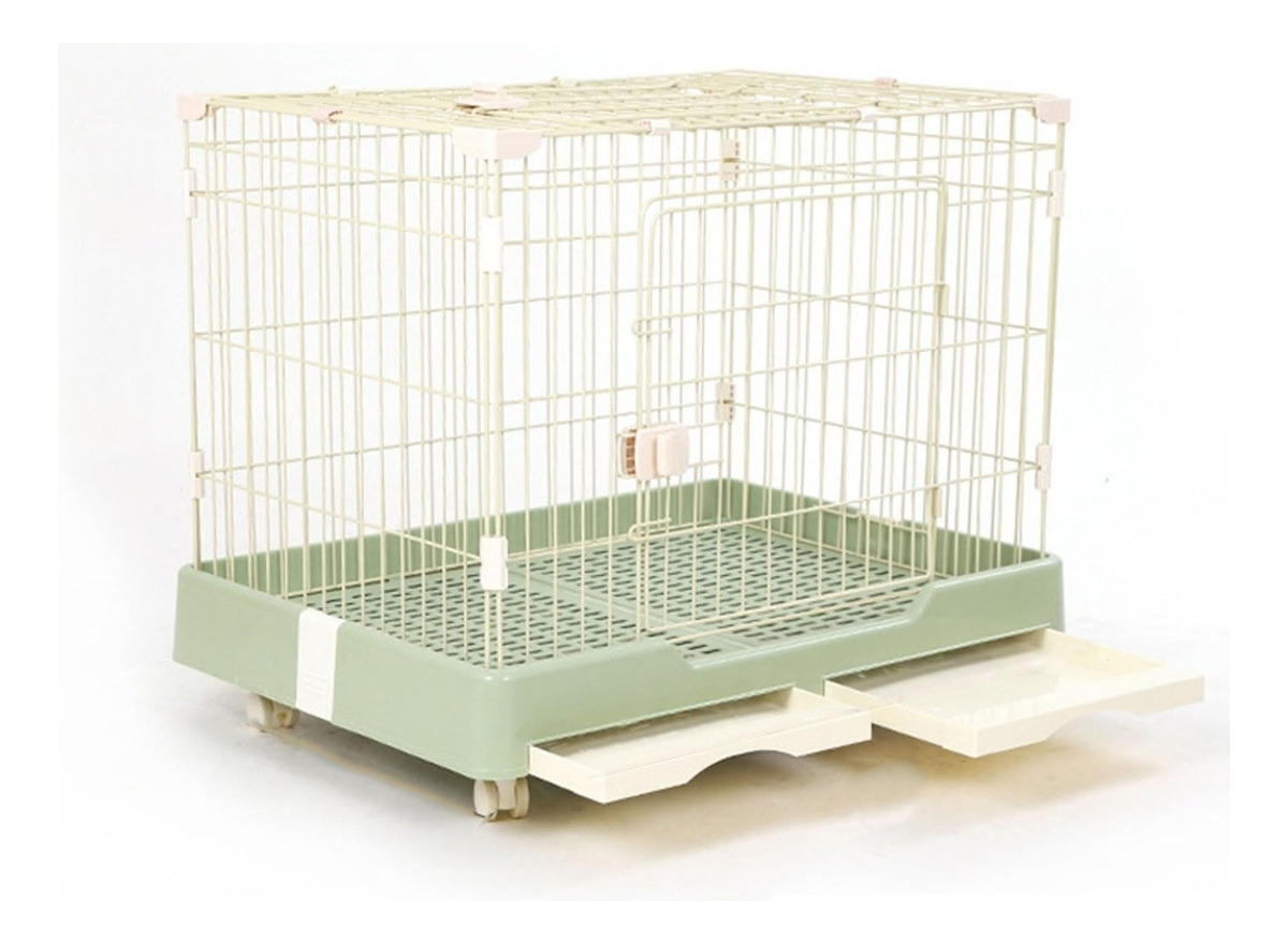 Genérico - Jaula 47X68X43Cm Conejo Animales Pequeños Ruedas Lau