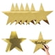 thumbnail image 1 of 36 estrellas de papel con doble impresión dorada para decoración de bodas y fiestas., 1 of 5