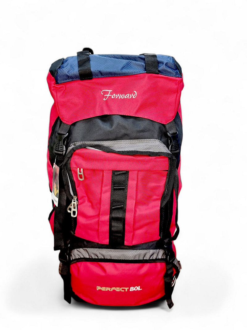 Forward - Mochila 80 Litros Rojo Con Negro Y Azul 60X40X20 Cm
