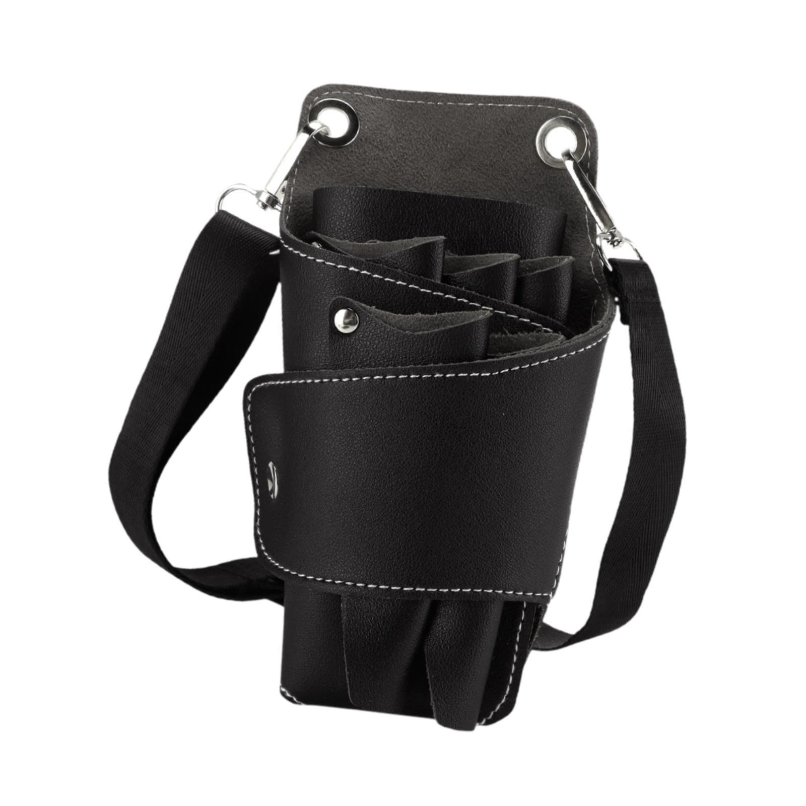 Magideal - Bolsa Cruzada Para Tijeras De Peluquería, Ligera, Con Cinturón Desmontable, Práctica, Con Múltiples Bolsillos, Fácil De Limpiar, Para Herramientas De