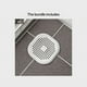 thumbnail image 1 of 1pc Silicone Floor Drain, Shower Drain Hair Cather, Bathroom Drain Hair Anti-Clogging Filter, For Bathroom Kitchen Sink, 1 of 3