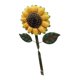 thumbnail image 5 of gancho perchero de metal con forma de girasol sombrero de pared gancho toalla amarillo, 5 of 5