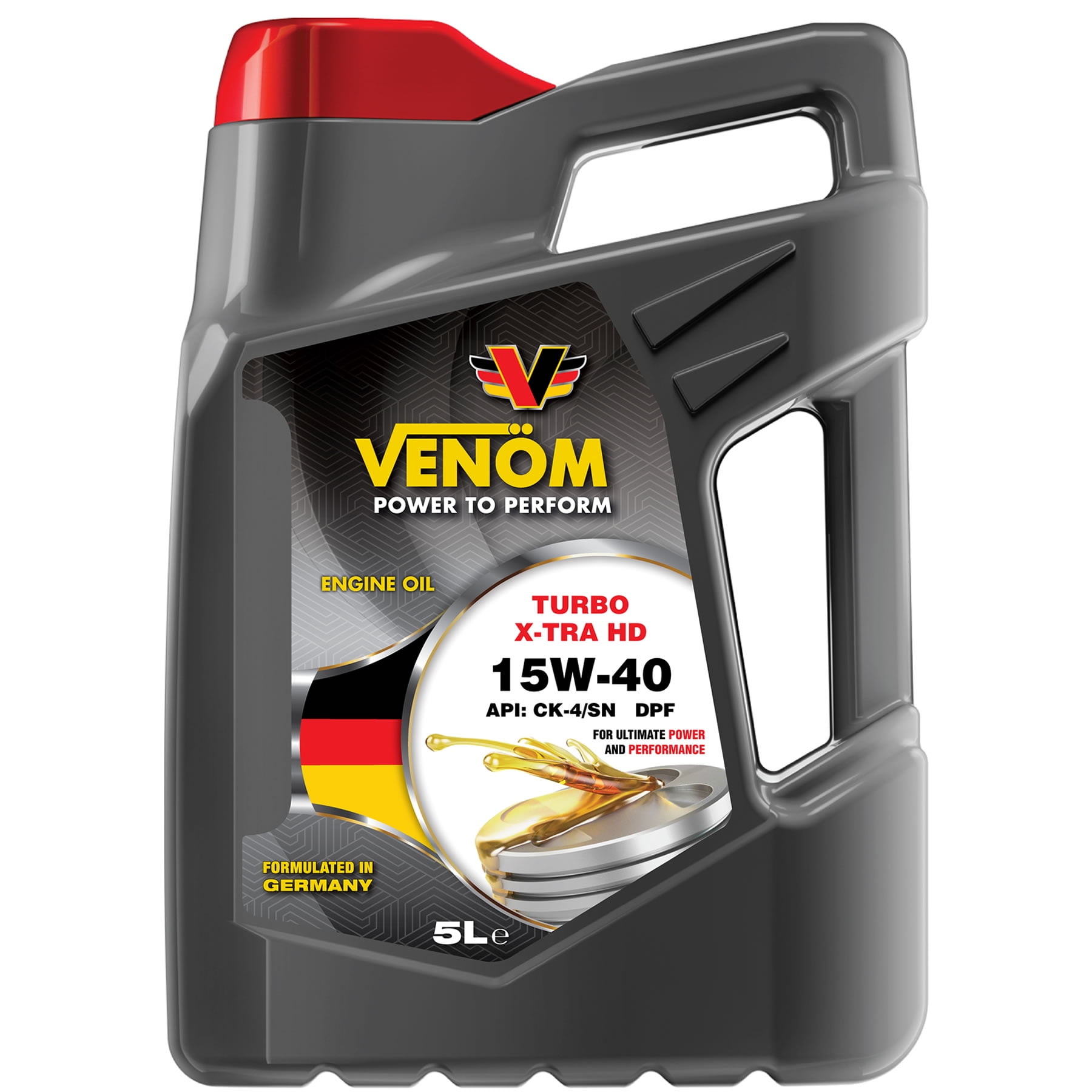 Aceite Para Motor 15w-40 Venom Turbo X-tra Hd Dpf Ck4/sn 5l