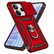 thumbnail image 5 of Funda Resistente Anillo Soporte Xiaomi Note 14 4G Privacidad Cámara Montaje Magnético Rojo, 5 of 5