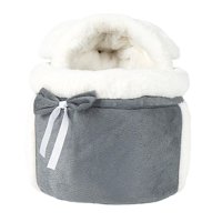 Magideal - Bolsa De Pecho Colgante Para Mascotas, Mochila Para Perros Y Gatos Pequeños, Jaula De Felpa Para Mascotas De Invierno, Bolsa De Transporte Cálida Para S