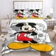 thumbnail image 1 of Mickey duvet cover pillowcase bedding set, boy girl duvet cover pillowcase home bedroom room queen size double bed Bed Sheets, 1 of 5