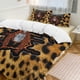 thumbnail image 1 of Brown Leopard Lets Goooo Gorilla Tag Comforter Set Soft 3 Pcs Twin Bedding Sets Thicken for All Season, 1 of 5