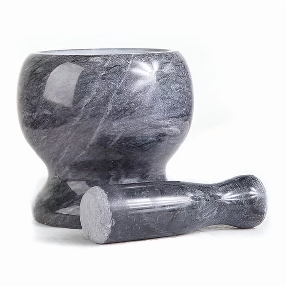 Mortero De Marmol 10 Cm Semillas Macizo Machacador