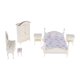 thumbnail image 5 of Muebles De Dormitorio De Madera Románticos Blancos En Miniatura Para Casa De Mu?ecas 1:12, Juego De 6 Uds., 5 of 5
