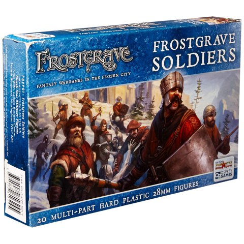 Miniatures Frostgrave Soldiers, Caja De 20 Figuras, 28 Mm