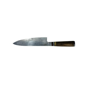 Cuchillo Damascus Brown Pakka Wayu Limited