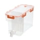 thumbnail image 1 of Hervidor Frío Con Dispensador De Bebidas De Tarro De Jugo De Grifo Para Bar Comedor Nevera 6L Naranja, 1 of 5