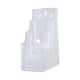 thumbnail image 3 of Portafolletos De Acrílico Transparente, Soporte Para Folletos, Estante Para Documentos, Menús, Folletos, Tamaño A6, 3 Niveles, 3 of 5