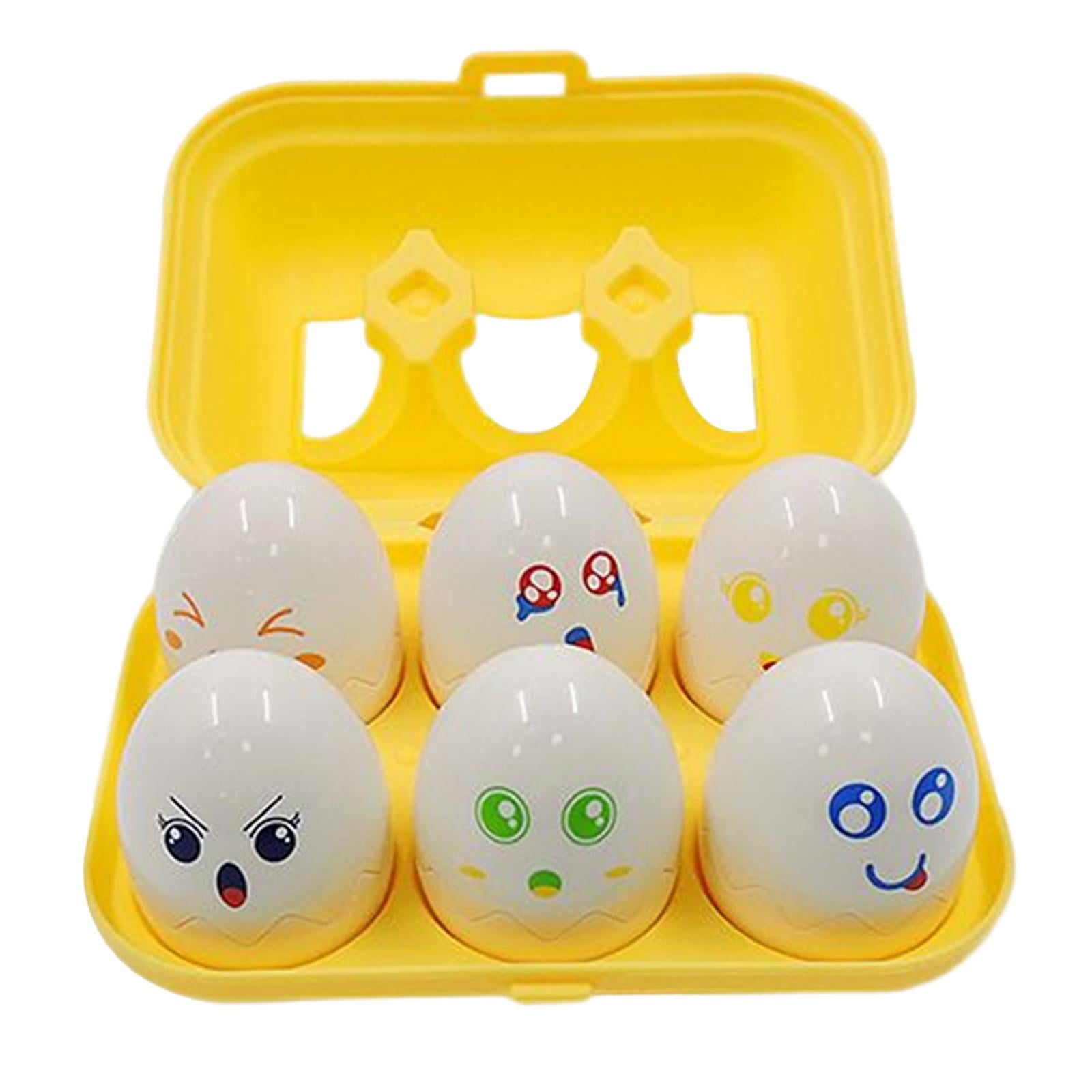Bothyi - 6 Uds. De Juguetes De Huevos A Juego, Juguetes Educativos Para Edades Tempranas Para Regalos De Cumpleaños