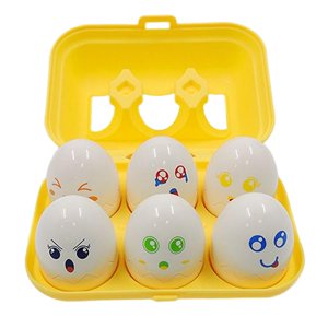 Bothyi - 6 Uds. De Juguetes De Huevos A Juego, Juguetes Educativos Para Edades Tempranas Para Regalos De Cumpleaños
