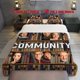 thumbnail image 1 of 3pcs Movie Theme Pattern Bedding Set Duvet Cover and Pillowcases, 1 of 5