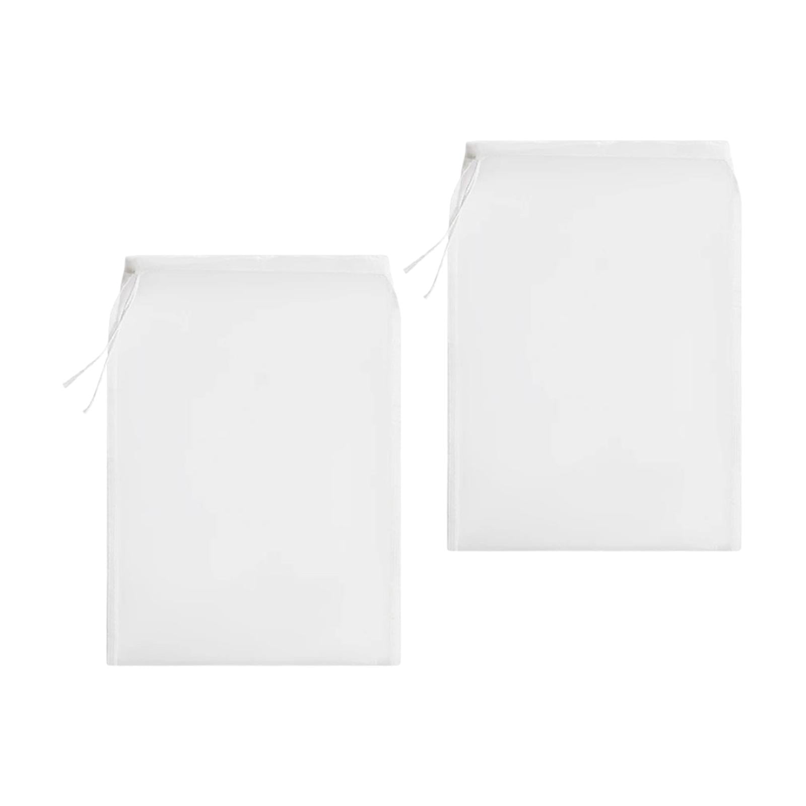 Bolsas De Tela Para Colar Leche De Nueces - 10 Unidades Reutilizables, 20x30 Cm, Con Cordón, Ideales Para Zumos Y Café
