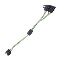 Magideal - Conector De Extensión De Cable Para Remolque, Conector De Cableado Plano De 4 Vías, Extensor De Arnés De Cableado Para Remolque De 4 Pines Para Coche,