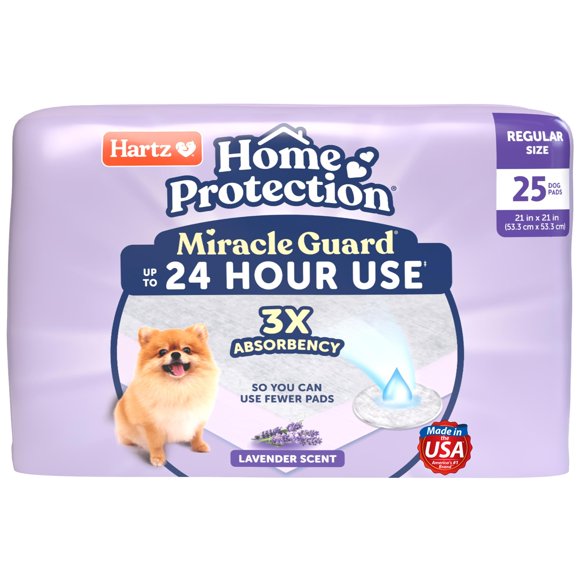 Almohadillas Hartz Home Protection Miracle Guard para perros, con aroma a lavanda