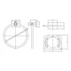 thumbnail image 5 of Kit 5 Accesorios Baño Jabonera Toallero Percha Base Confort Modelo Mossini Marca Stretto, 5 of 5