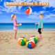 thumbnail image 3 of Pelota de playa JOYIN, juguetes inflables para piscina, 20 cm, paquete de 4 para fiestas, 3 of 8