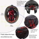 thumbnail image 3 of Casco de bicicleta Shinmax BC-001 para hombre y mujer con gafas, 3 of 9