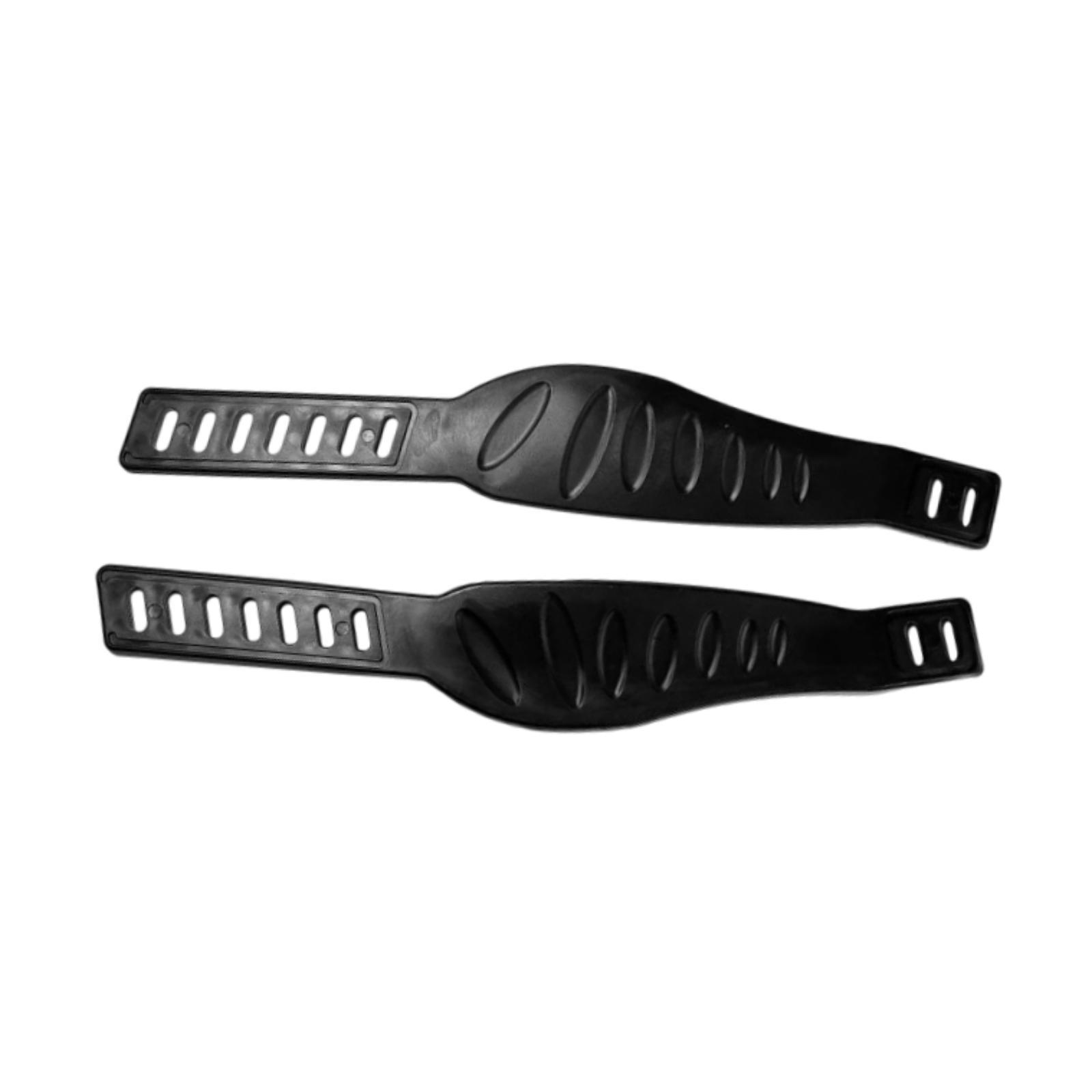 Magideal - 2 Piezas Ejercicio Corturas De Pedal De Bicicleta Reemplazo Multipropósito Multipropósito Ajustable Equipo De Condición Física De Ejercicio De Servici Negro
