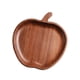 thumbnail image 3 of Tabla Para Servir Platos De Madera Plato De Madera Para Exhibiciones De Postres Ensaladas Centro De Mesa En Forma De Manzana, 3 of 3