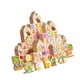 thumbnail image 1 of 100 Bloques Apilables De Madera Para Manualidades, Para Aprender Letras Y Números, Regalos Para Ni?os, Embalaje En Bolsa., 1 of 5