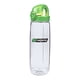 thumbnail image 1 of Botella de agua Malgene On the Fly sin BPA de 710 ml, transparente y verde, 1 of 5