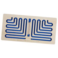 Bothyi - Tablero De Actividades De Juguete De Laberinto Juguete De Desarrollo Del Cerebro Izquierdo Y Derecho Para Recuerdo De Fiesta Azul