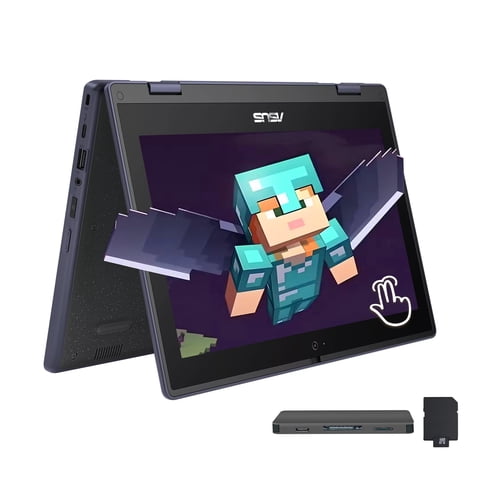 Laptop Asus 11.6"" Hd Con Pantalla Táctil 2 En 1 Intel N100