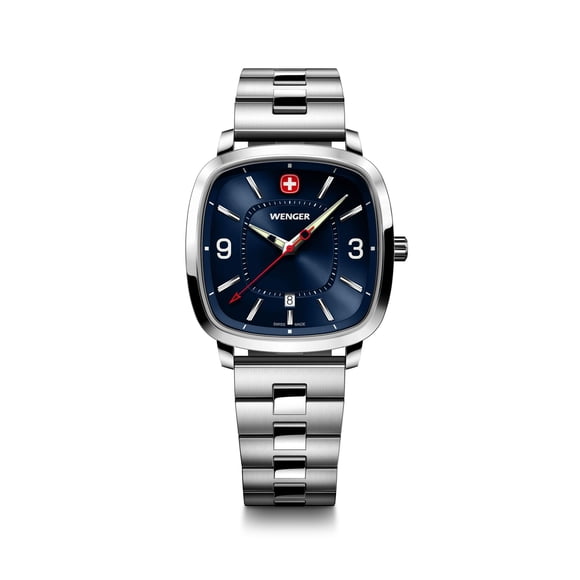 Reloj Vintage Sport acero 37 mm azul Wenger