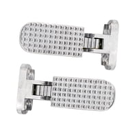 Ioensy - Pedales Traseros De Bicicleta Eléctrica De 2 Piezas Pedales De Scooter Portátiles Para Bicicleta Eléctrica