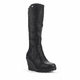 thumbnail image 3 of Bota Chalada Mujer Wedge-40 Negro Casual, 3 of 6