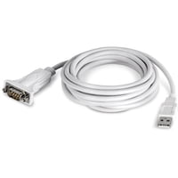 Cable Convertidor Usb A Serie Trendnet Tu-S910 Blanco