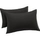 thumbnail image 1 of Set 2 Fundas De Almohada 50x70 Negra Suave Hilos, 1 of 7
