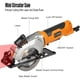 thumbnail image 3 of Sierra Circular Mini Extbtfor 580W 4.8A 4 1/2" Láser 4000 RPM, 3 of 3