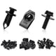 thumbnail image 1 of 35 piezas de protector contra salpicaduras de motor, tornillos, pernos y clips para carrocería, clips para parachoques, clips para carrocería, kit de tuercas en U extruidas para G35, G37, FX35, FX45,, 1 of 7
