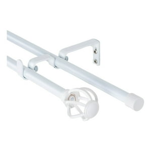Metalhsa - Set Doble Extensible 70-120 Cm Color Blanco Terminal Nido