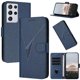 thumbnail image 1 of Funda Cartera Fibra de Carbono para Samsung Galaxy S21 Ultra con Soporte y Cierre Magnético Azul, 1 of 6