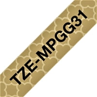Brother - Cinta Tze-Mpgg31 Etiquetas Decorativas 12Mm Para Rotuladora