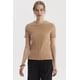thumbnail image 1 of Polera Mujer Lisa Rib Beige Oscuro, 1 of 4