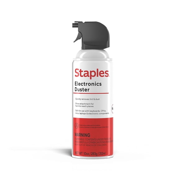 Plumero de aire comprimido Staples TECH de 300 ml para electrónica