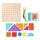 thumbnail image 3 of Juguete de cordones de madera, juguete de viaje de aprendizaje educativo, juguete de desarrollo, juego de cordones Montessori para niñas, niños, niños, 3 of 5