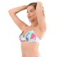 thumbnail image 2 of Bikini estilo sostén drapeado estampado verde Talla L, 2 of 4