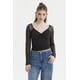 thumbnail image 1 of Polera Mujer Escote Recogido Negro, 1 of 4