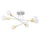thumbnail image 4 of Lámpara De Techo De Ara?a De Hierro Forjado Nórdico De Luz De Techo Para Decoración Del Hogar Blanco Dorado, 4 of 5