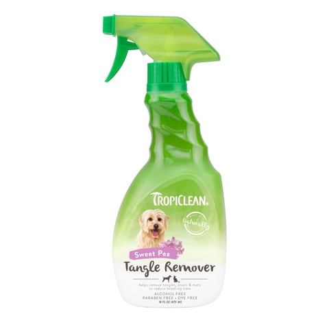 Spray Desenredante Tropiclean Sweet Pea Para Gatos Y Perros, 480 Ml